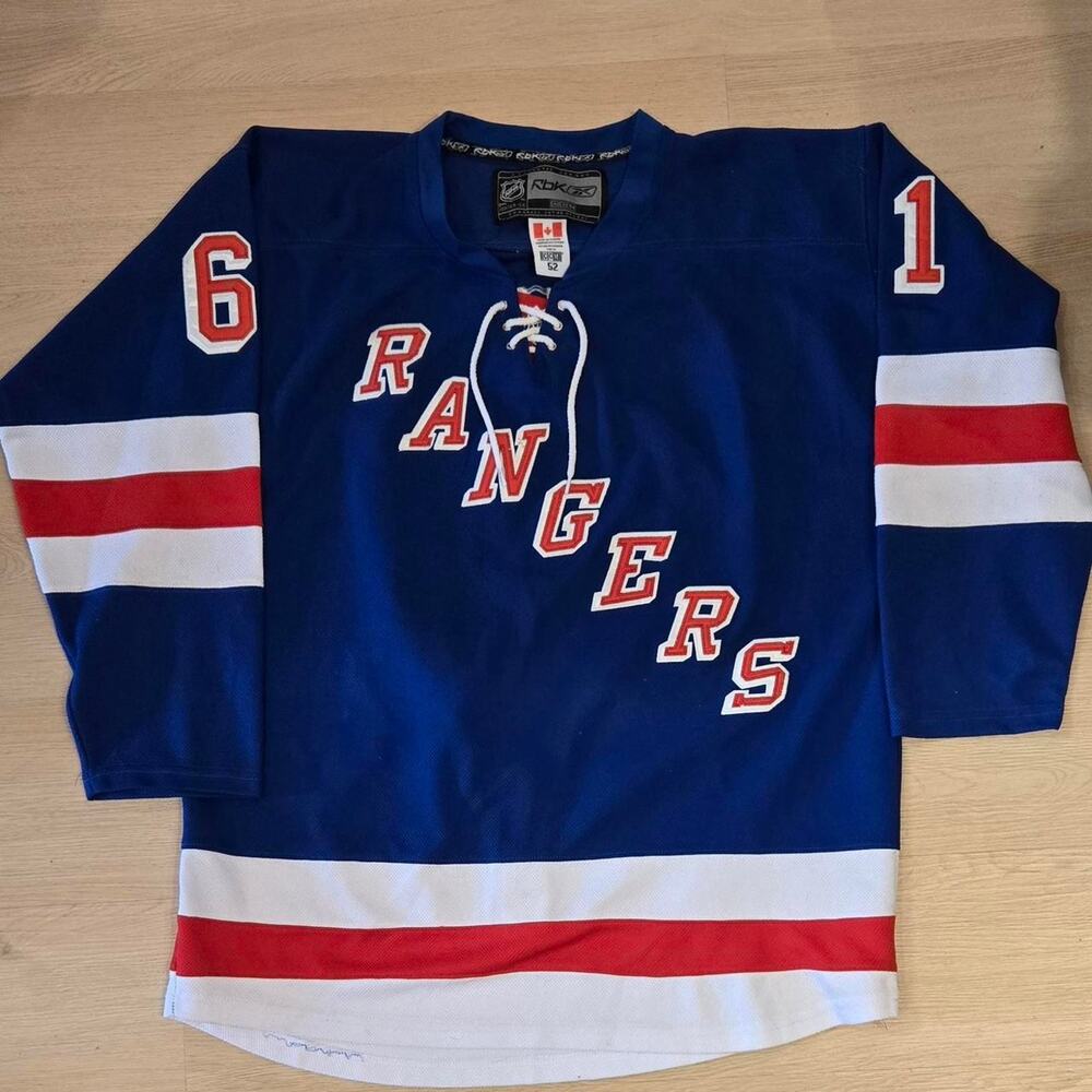 Vintage Reebok New York Rangers Nash Jersey Size 52/XL